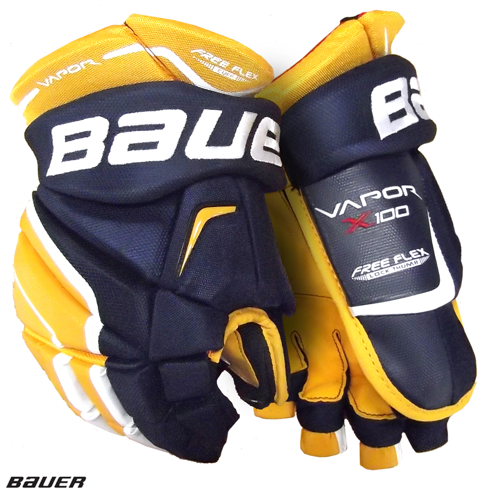 BAUER Vapor X 100 Hockey Glove- Jr