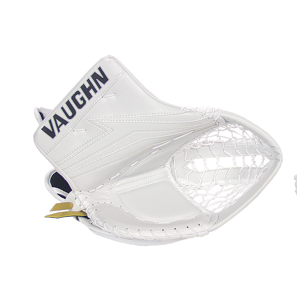 Vaughn Velocity V7 XF Carbon Goalie Blocker and Glove Practice