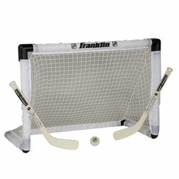 Franklin Sports Knee Hockey Goal Set of 2 - Mini Hockey Set for