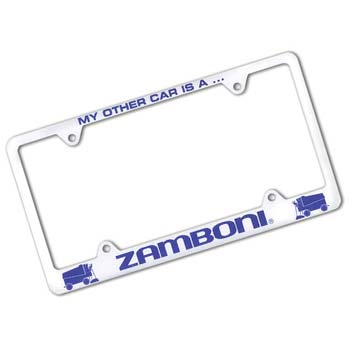 Hockey Stick License Plate Frame open Frame or Filled