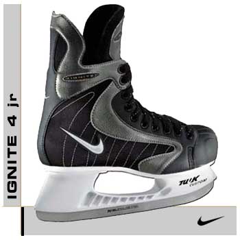 Nike, Shoes, Nike Ignite 6 Ice Hockey Skates Usm Size 3d Juniors Tuuk  Steel Blades