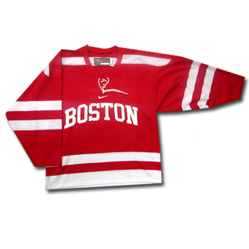 Boston University Terriers XL NWT Under Armour Authentic Hockey Jersey