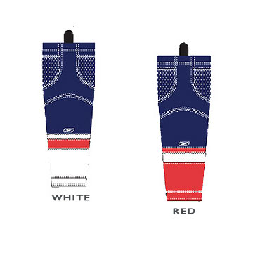 New York Giants Football Red & Blue RMC Pro Stripe Soft Fuzzy Socks