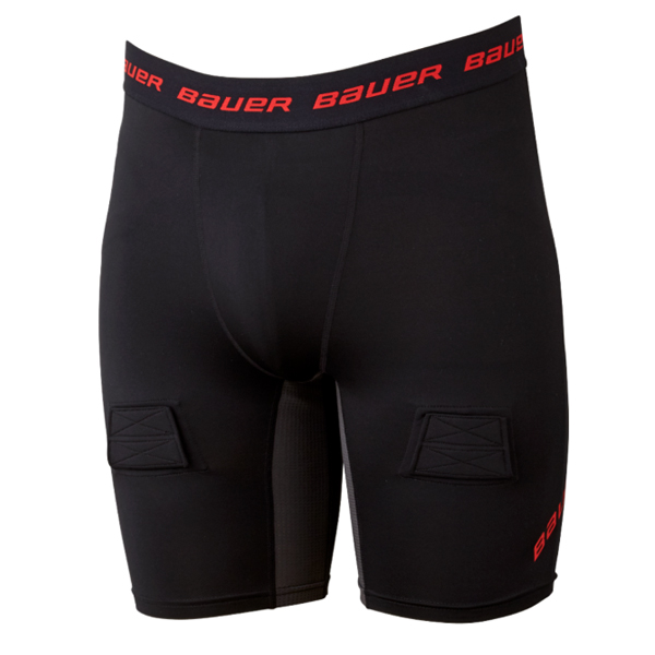 BAUER Essential Compression Base Layer Shorts- Sr