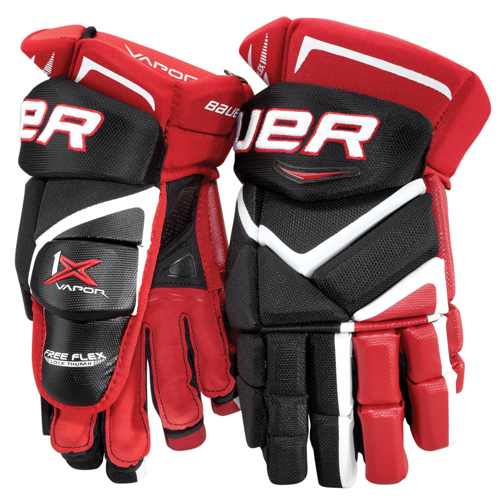 Bauer Vapor 1X Pro - Vancouver Canucks - Pro Stock Hockey Gloves