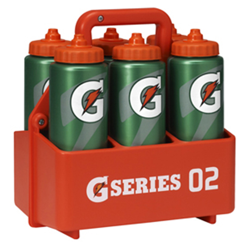 Gatorade Squeeze Bottle Carrier w/6 - 20 oz Bottles - Hydration Depot
