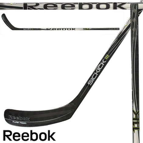 rock calcular tener Reebok 11K Sickick III Grip Composite Hockey Stick- Sr