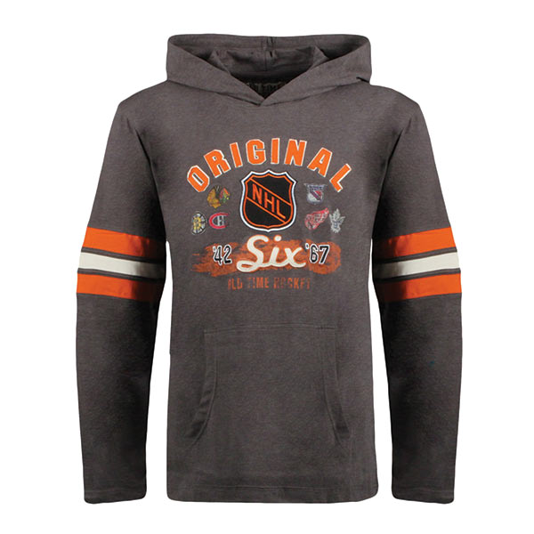 Vintage NHL Original 6 Hockey Hooded Sweatshirt Men's Large By Old Time  Hockey