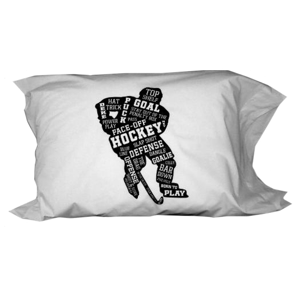 Painted Pastimes Hockey Pillow Case - Rink