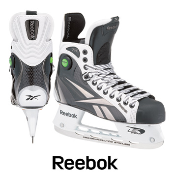 Reebok 7K White Pump Hockey Skate- Sr '10