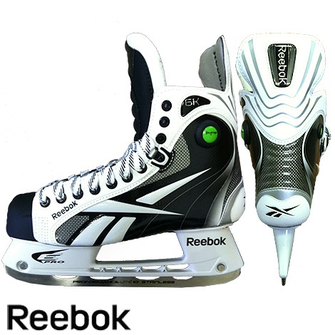 Reebok 6K White Pump Hockey Skates -Sr '11