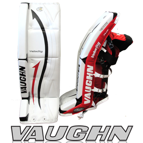 Vaughn velocity V4 hockey goalie leg pads | SidelineSwap
