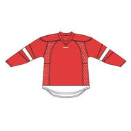 Detroit 25P00 Edge Gamewear Jersey (Uncrested) - Red- Senior