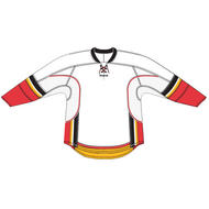 Calgary 25P00 Edge Gamewear Jersey (Uncrested) – 3rd Red- Senior